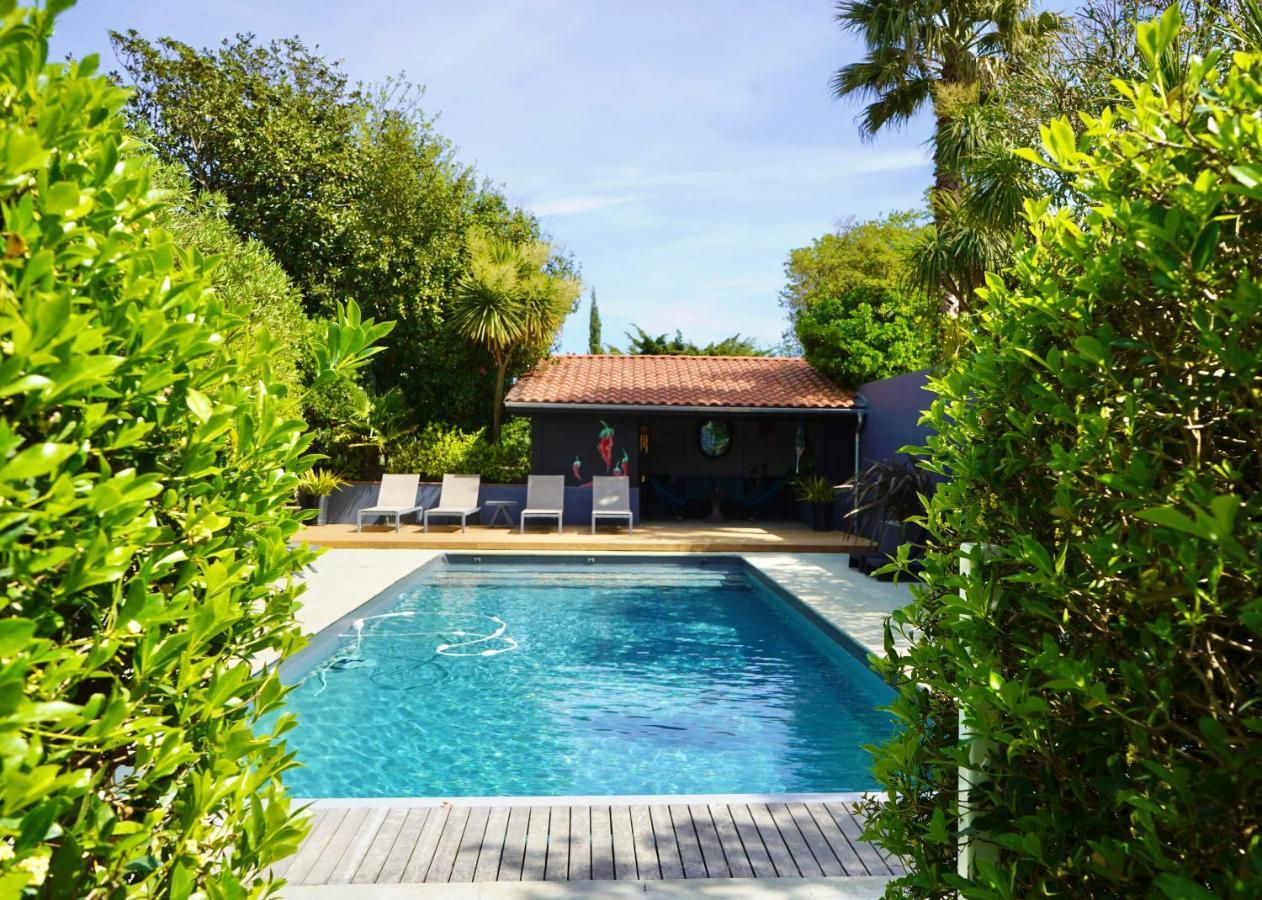 La Cabane D'Arbolateia Piscine & Spa Bidart Exteriér fotografie